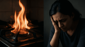 Shauhar Ne 10 Maheene ka Bacha Chulhe Par Jala Diya